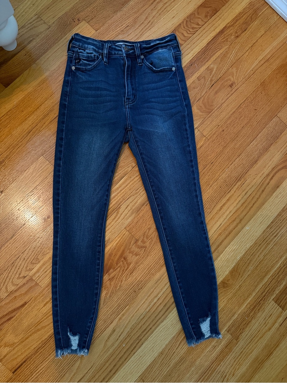 Dark Blue High-Rise Kancan Skinny Jeans